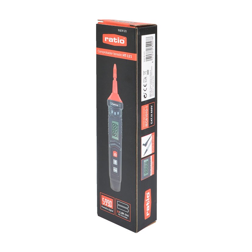 Comprobador Tensión Ratio HT-121 Cc/ca 400 V.cat Iii 600 V.conteos 4000 Conteos.dimensiones 3 X 3xh.18.9 Cm.peso Ne - Imagen 2