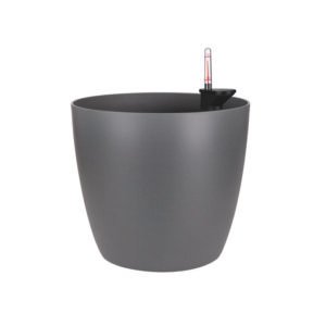 Maceta Redonda Bruselas 18 Cm Antracita 17 Cm Elho