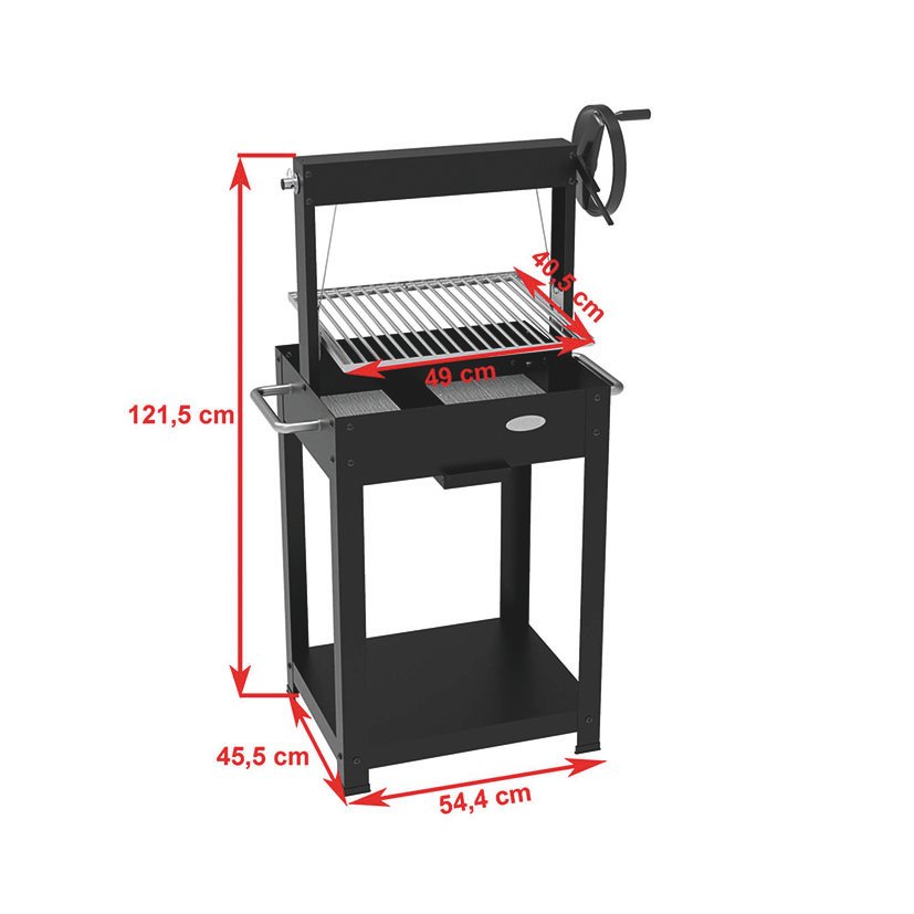 Barbacoa C105 Duramax 4X45 5 Cm horno - Imagen 2