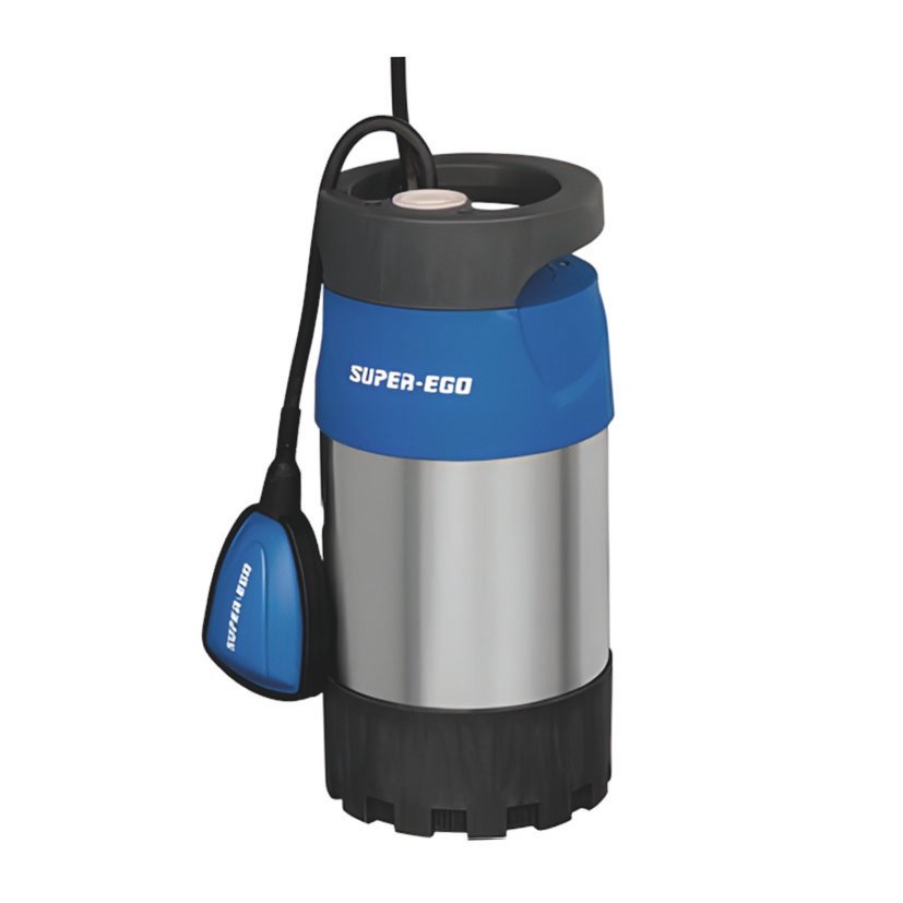 Bomba Sumergible Aguas Limpias Super Ego BLS-55 800 W. 230v/50hz.caudal Máx. 5.500 L/h.profundidad Máx. de Inmersió