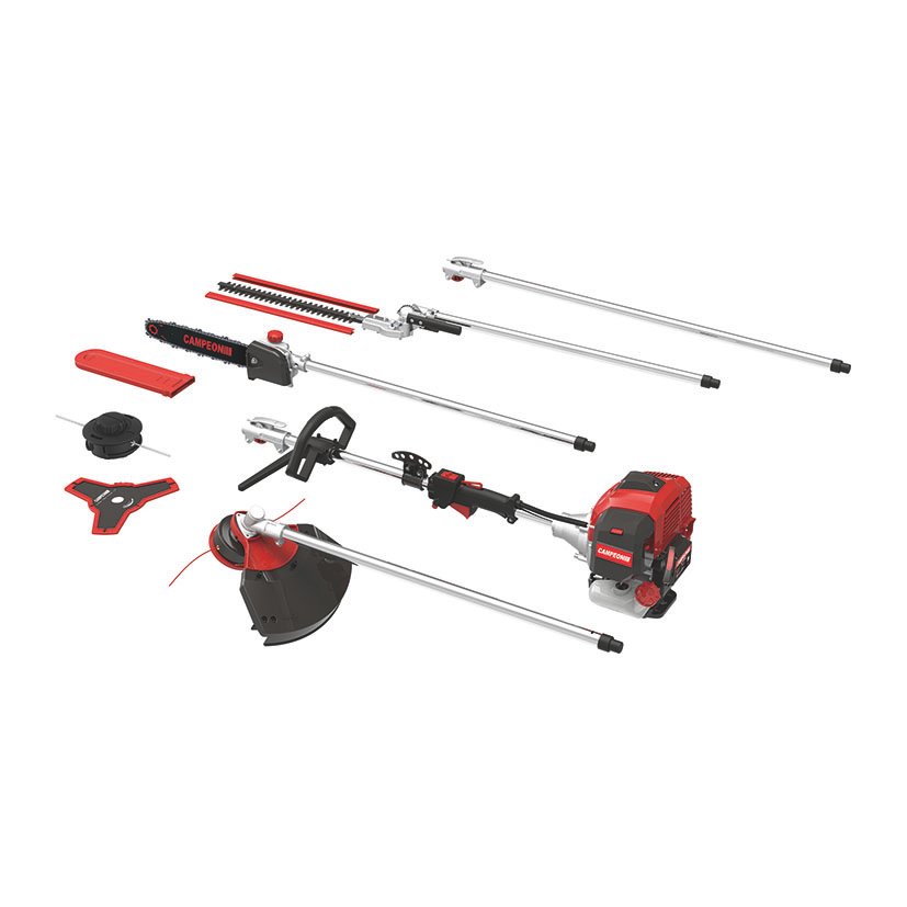 Multiherramienta Gasolina Campeon Tx-mt5080 2 T. 50.8 Cc 2,31hp/7500rpm.cabezal Automático de 2 Hilos de 2.4 Mm. 14