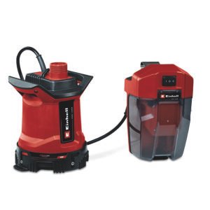 Bomba Aguas Limpias y Sucias Einhell Batería 18V. 7000 L/h. Altura Máx. 5m.inmersión 4M. Presión Máx 0,5 Bar