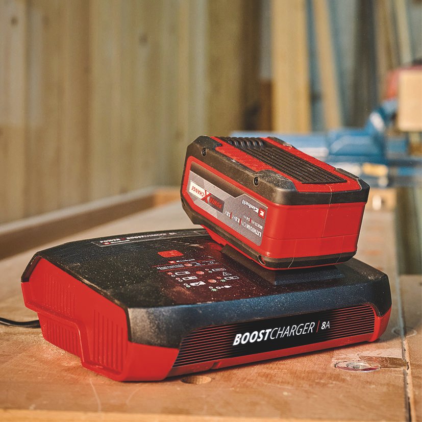 Cargador Super Rapido Einhell Power X 18V. 8 Ah - Imagen 2