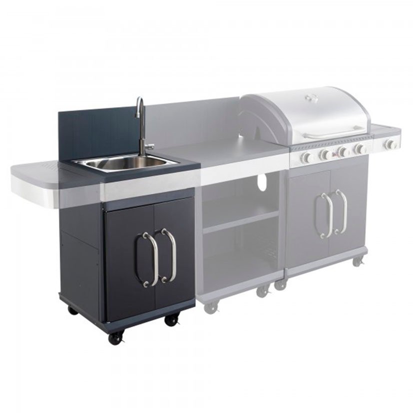 Módulos Conjunto Cook'in Garden Fidgi 60 X 57xh.114 Cm.acero Inoxidable.metal - Imagen 2