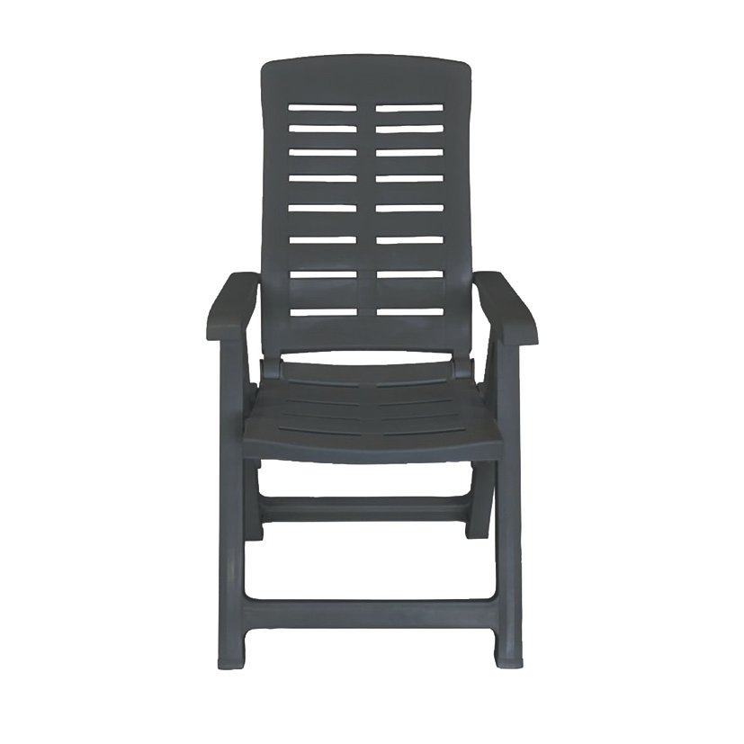 Sillón Multiposición Resina Antracita mueble - Imagen 2