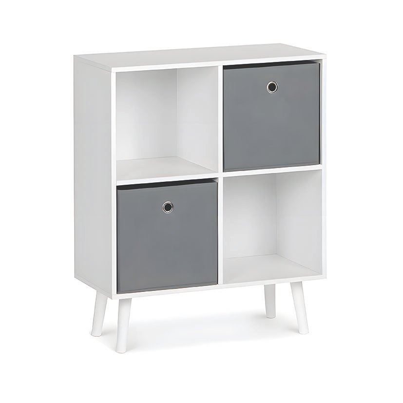 Estanteria Cubo 4 Compartim.+2 Cajones 29 X 75 Cm 75 Cm