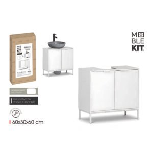 Mueble Lavabo con Puerta 60 X 30xh.60 Cm (Pica y Grifo No Incluidos)