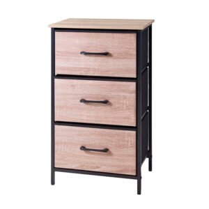 Cajonera 3 Cajon.hierro/mdf 45X30 X 75 Cm