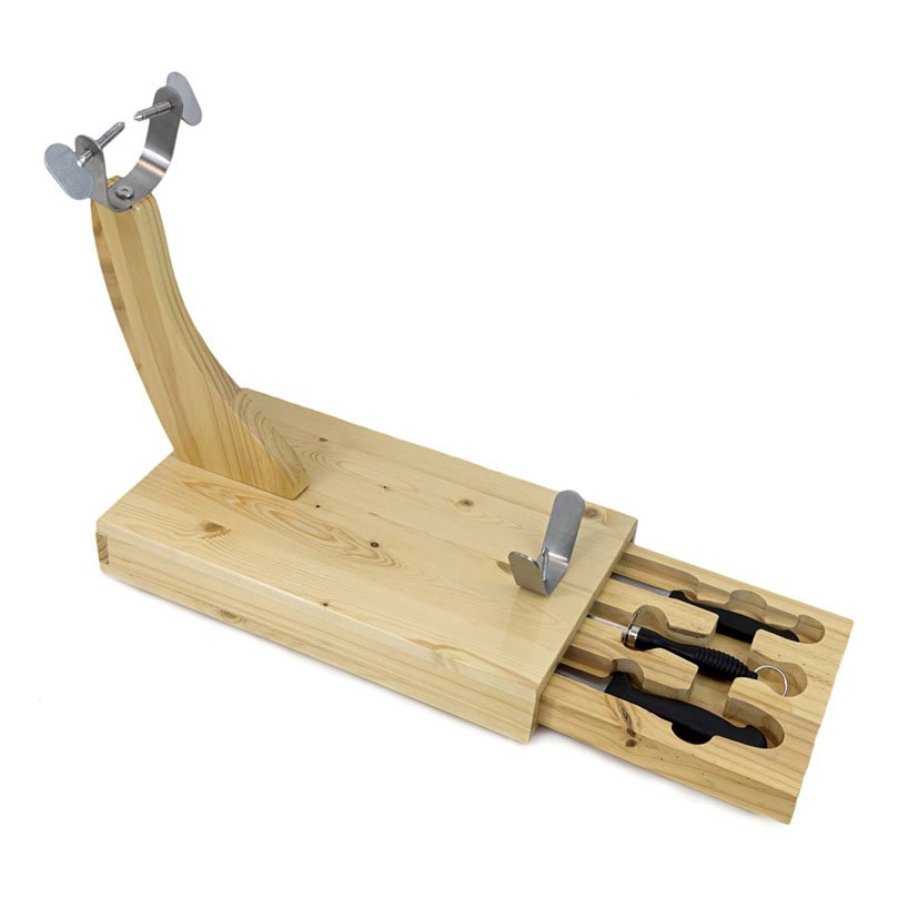 Jamonero CON CAJON ECO FM Fackelmann quesera - Imagen 4