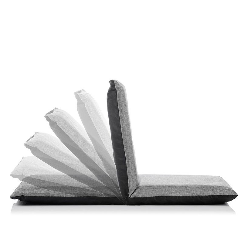 SILLA DE SUELO Reclinable GRIS - Imagen 2