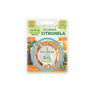 Pulsera Citronela Antimosquitos Bilper Juego 2 Pulseras Tamaños S L