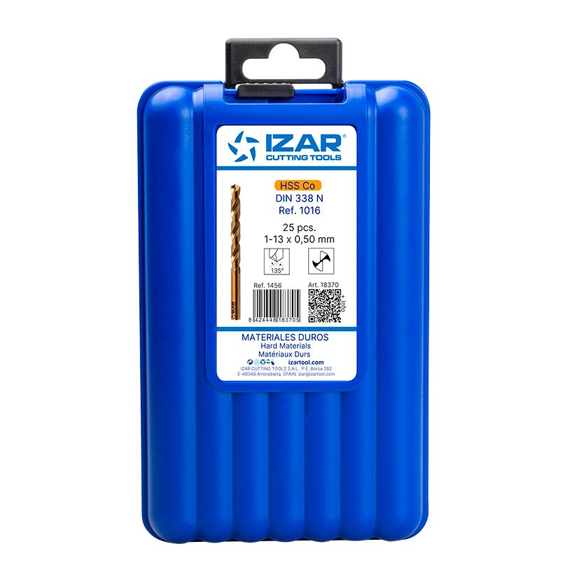 Brocas Estuche 25 HSSCO 1456 1-13X0,5 Izar - Imagen 2