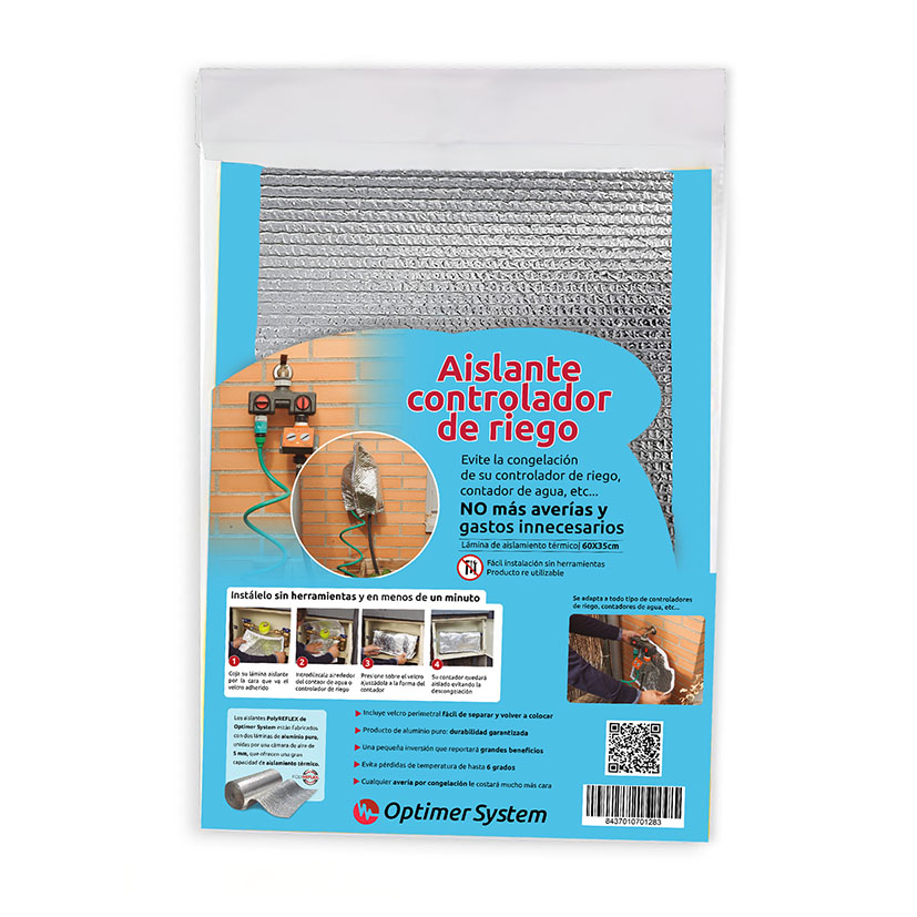 Kit Aislamiento Riego y Contador Optimer System 60 X 35 Cm. Cobertura 0,21 M²