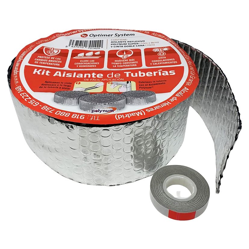Kit Aislante Tuberías Optimer System 10 M X 8 Cm