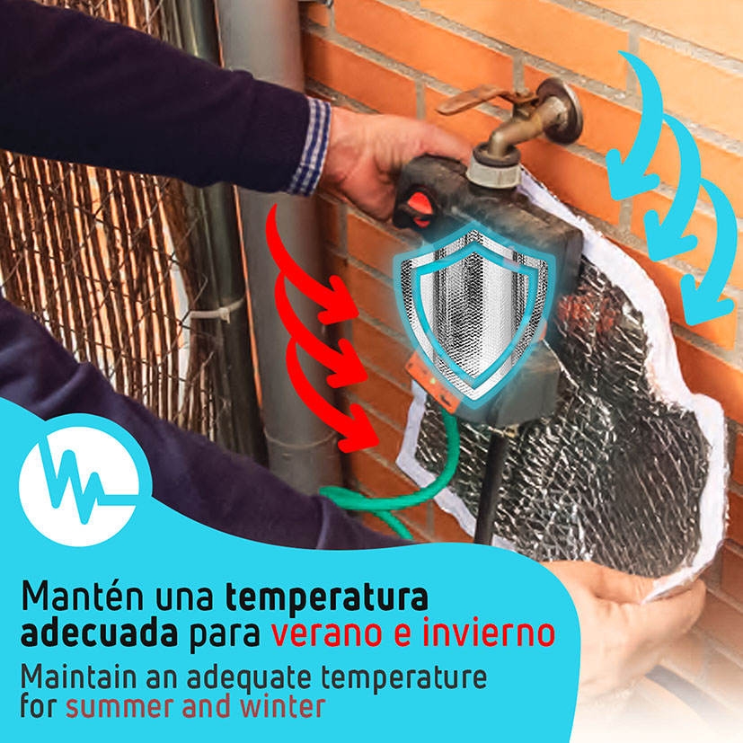 Kit Aislamiento Riego y Contador Optimer System 60 X 35 Cm. Cobertura 0,21 M² - Imagen 2