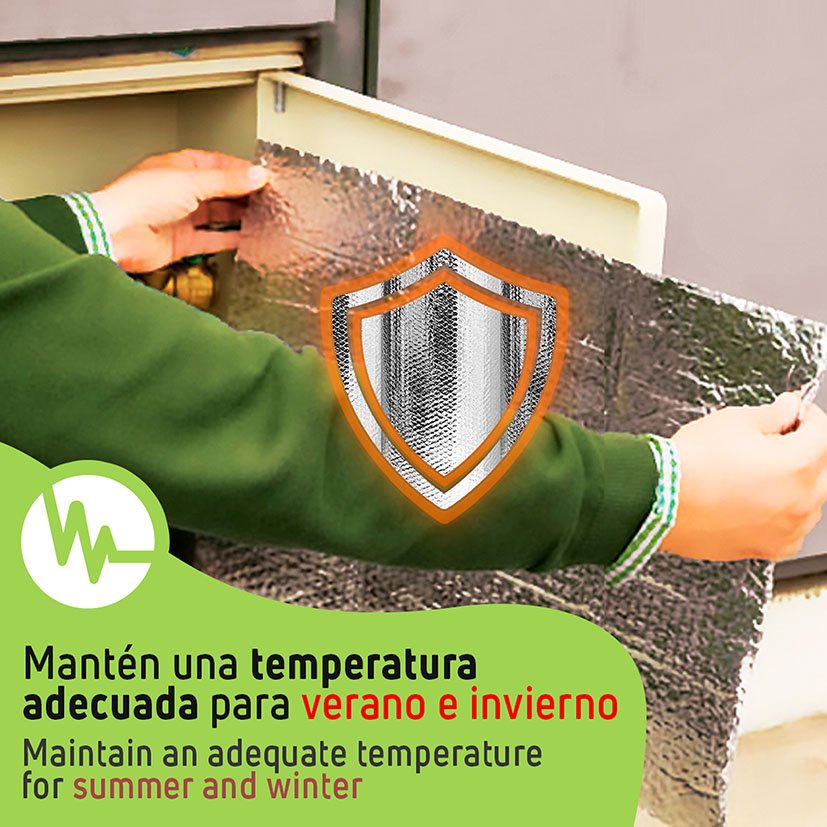 Kit Aislamiento Tapa Contador Optimer System 60 X 35 Cm. Cobertura 0,21 M² - Imagen 3