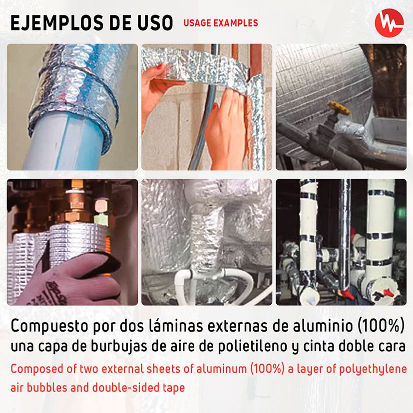 Kit Aislante Tuberías Optimer System 10 M X 8 Cm - Imagen 2