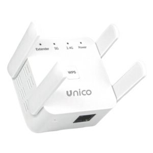 Receptor-repetidor Wifi Unico Tamaño 8,2 X 7,2 X 7.4 Cm.1200 Mbps