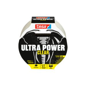 Cinta de Reparación Tesa Ultra Power Clear Transparente. 20 M X 48 Mm