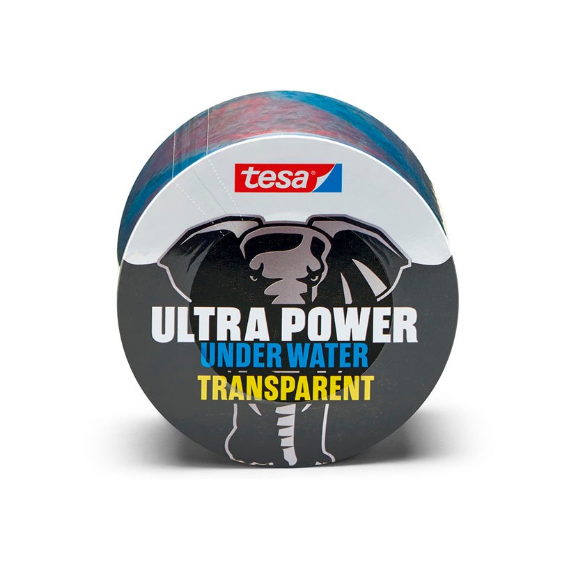 Cinta de Reparación Ultra Power Under Water Transparente. 1,5 M X 50 Mm Tesa