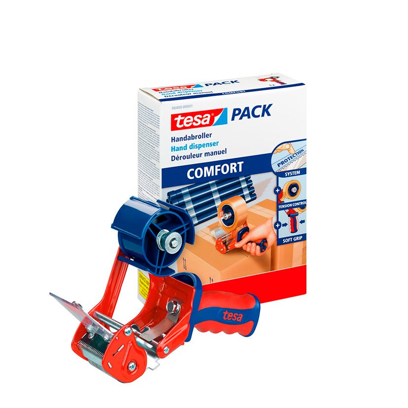 Dispensador Manual Rollos Precinto Tesa Tesapack 6400 Longitud Máx. Rollo 66 M. Ancho Máx. Rollo 55 Mm