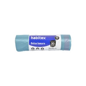 Bolsa Basura Habitex Standard 55 X 58 Cm. Rollo 15 Unid Habitex 2018