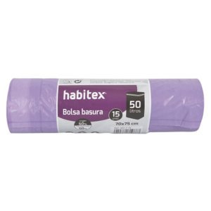 Bolsa Basura Habitex Lavanda 70 X 75 Cm. Rollo 15 Unid Habitex 2018