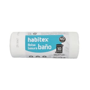 Bolsas Basura Baño 45 X 47 Cm.40uds.10l 40 Unid Habitex 2018