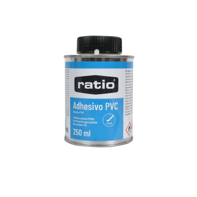Adhesivo Pvc Pincel 250 Ml Ratio