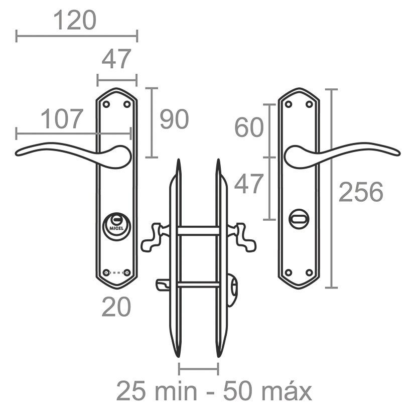 Jgo Manilla Condena 47 Mm Izda 202 Ltd Micel - Imagen 2
