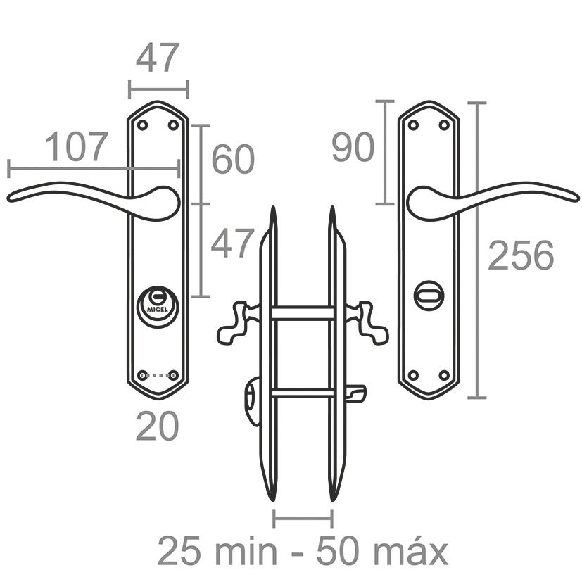 Jgo Manilla Condena 47 Mm Izda 202 Ns Micel - Imagen 2