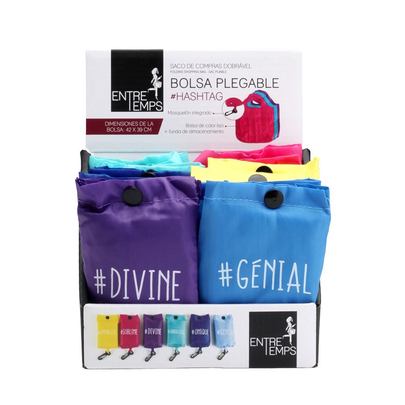 BOLSA Compra Plegable 42X58 CM carro - Imagen 12