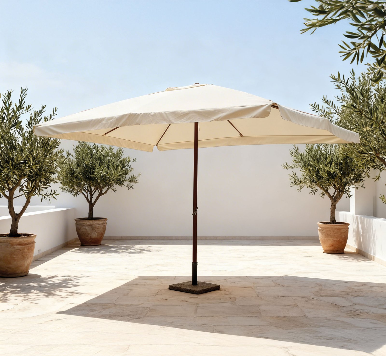 Parasol Alu/acero 3X4 Ø 48 MM pérgola - Imagen 2
