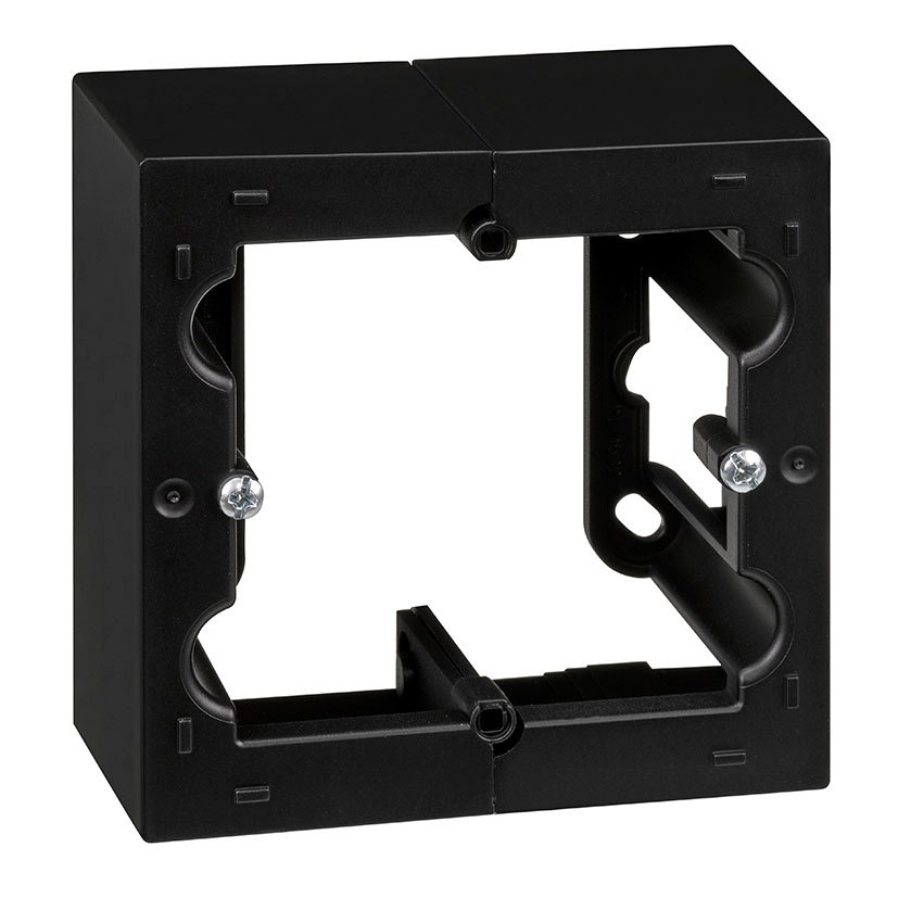 Caja Superficie Negro Simon 10 - Imagen 2