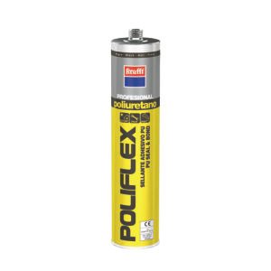 Masilla Poliuretano Polif.300 Ml Negro Krafft