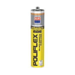 Masilla Poliuretano Polif.300 Ml Marrón Krafft