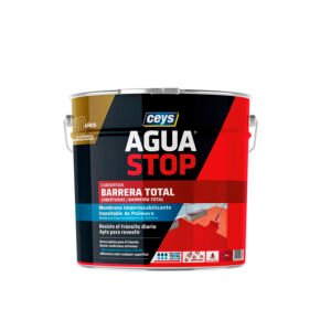 Impermeabilizante Agua Stop Barrera Total 4 Kg Rojo