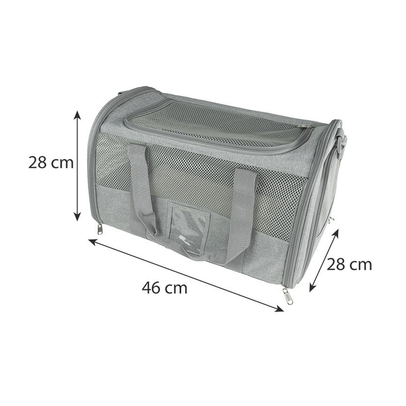 Mochila Transporte para Animales 100 Poliéster. 46 X 28 X 28 Cm Jocca - Imagen 6