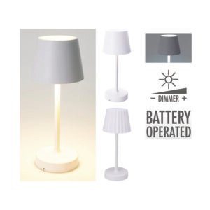 Lampara Blanca 10 X 26 Cm, 3 Modos Luz