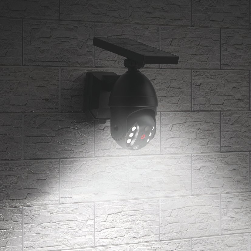 Cámara Solar Ficticia LED, Sensor Mov Xanlite - Imagen 3