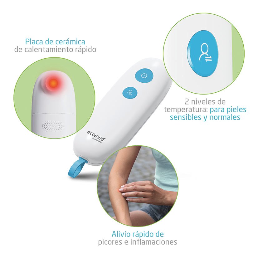 Dispositivo para Picaduras de Insectos IB-50E Funciona sin Productos Químicos.incluye Pilas (2 X 1,5 V Aaa) para Ha - Imagen 2