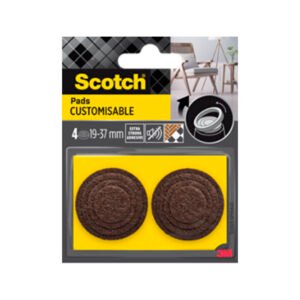 Fieltros Personalizables 3M Scotch Sp91a02 Ø19 Mm a Ø 37 Mm. Marrón. 7100309747