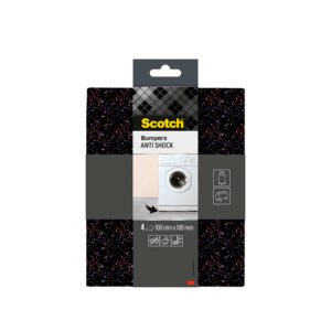 Almohadilla Paragolpes 3M Scotch Sp92o77 100 X 100 Mm. Negro. 4 Uds. 7100309739