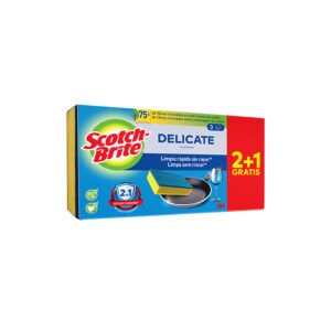 Estropajo 3M Scotch Brite Delicate 3 Unid. 7100322859