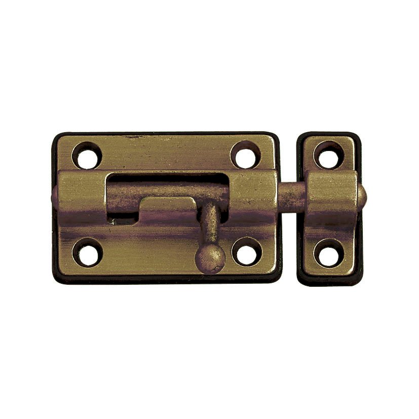 Pasador Cerrojo Base Plast. Cuero 50 Mm