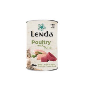 Paté Húmedo para Gatos 400 Gr. Hipoalergénico sin Grano. Aves de Corral y Atún
