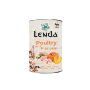 Paté Húmedo para Gatos 400 Gr. Hipoalergénico sin Grano. Aves de Corral y Calabaza