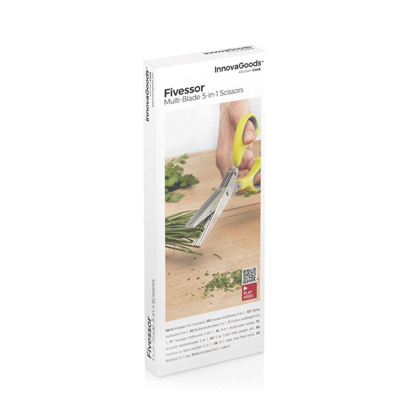 Tijera de Cocina Multicorte 5EN1 21 Cm Innovagoods - Imagen 2