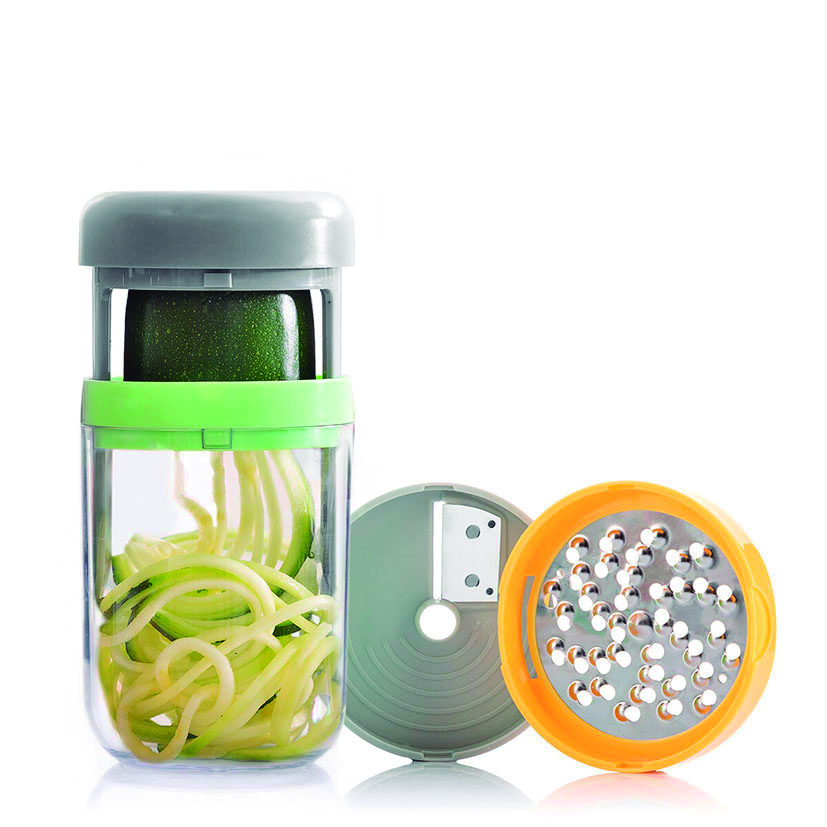 Cortador y Rallador Verduras en Espiral Innovagoods Vigizer Ø 8XH.16 Cm