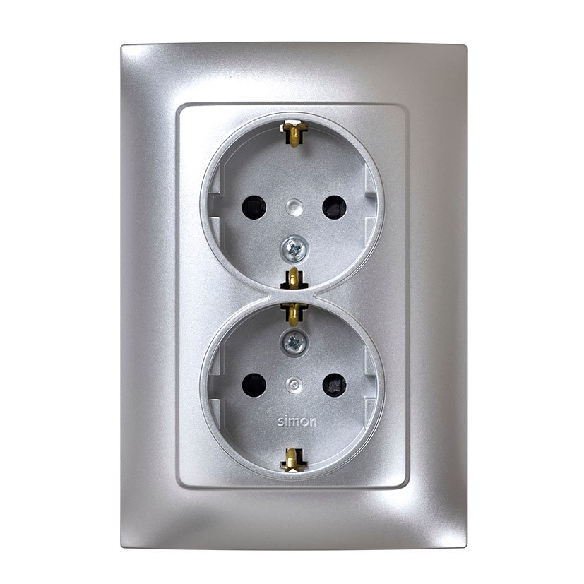Doble Base Schuko Al Simon 10